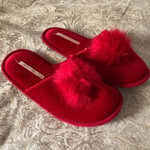 Red Victoria’s Secret slippers size M